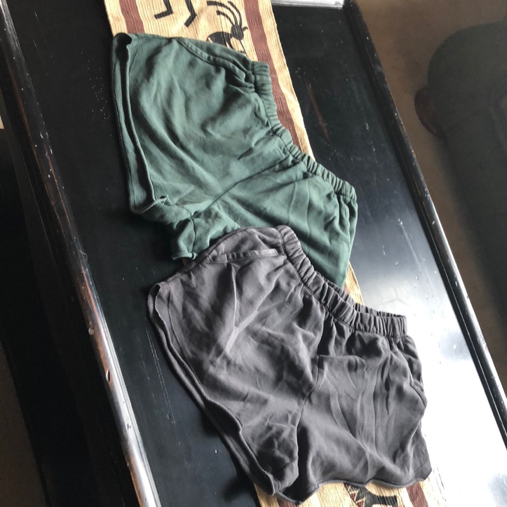 Aerie 2 pair soft cotton pocket shorts small